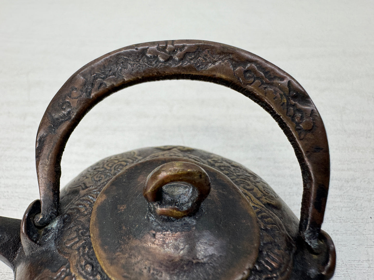 Y10938 SUITEKI Copper stationery suzuri water pot calligrapher Japan antique