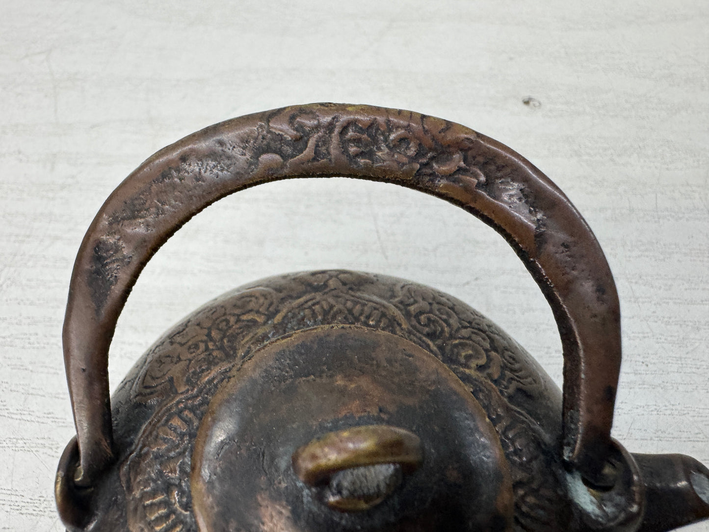 Y10938 SUITEKI Copper stationery suzuri water pot calligrapher Japan antique
