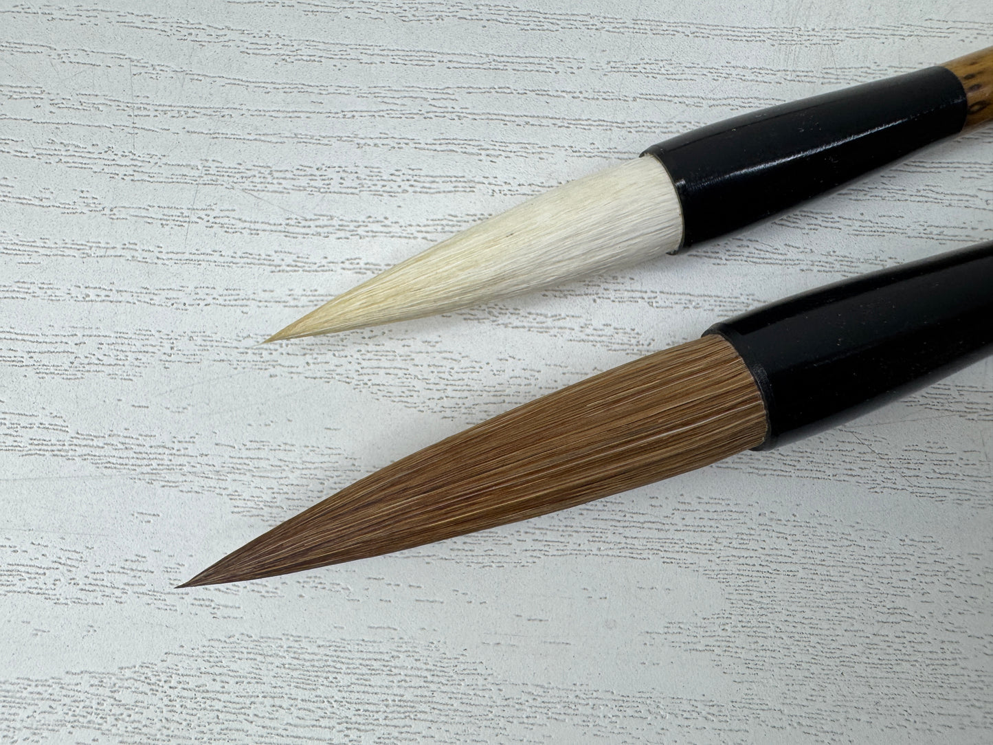 Y10946 FUDE 5 ink writing Kumano Brush box calligraphy stationery Japan antique