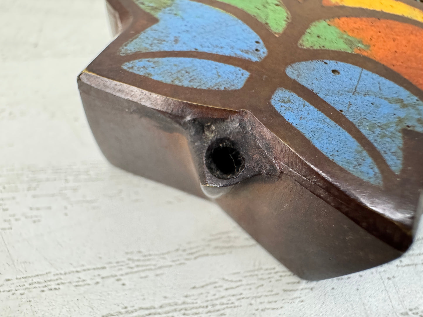 Y10951 SUITEKI Cloisonne suzuri water pot copper stationery Shodo Japan antique