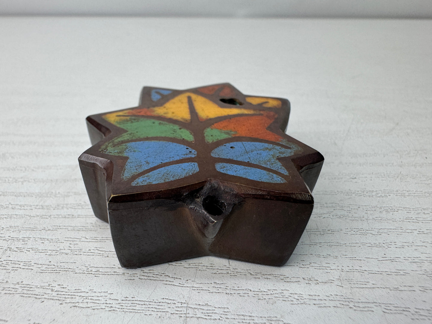 Y10951 SUITEKI Cloisonne suzuri water pot copper stationery Shodo Japan antique