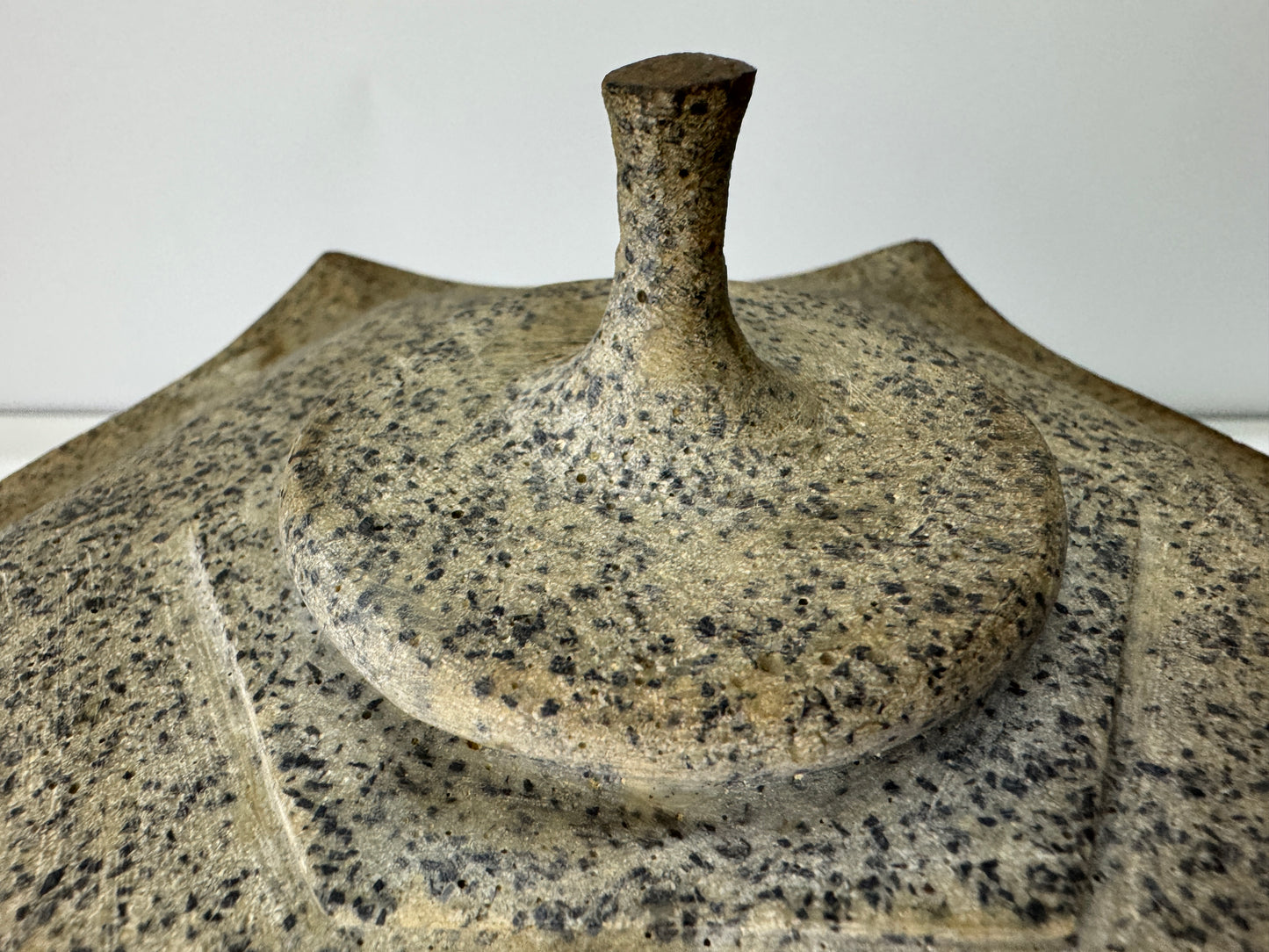 Y10956 TOUROU small Granite Lantern ornament Japanese garden Japan antique light