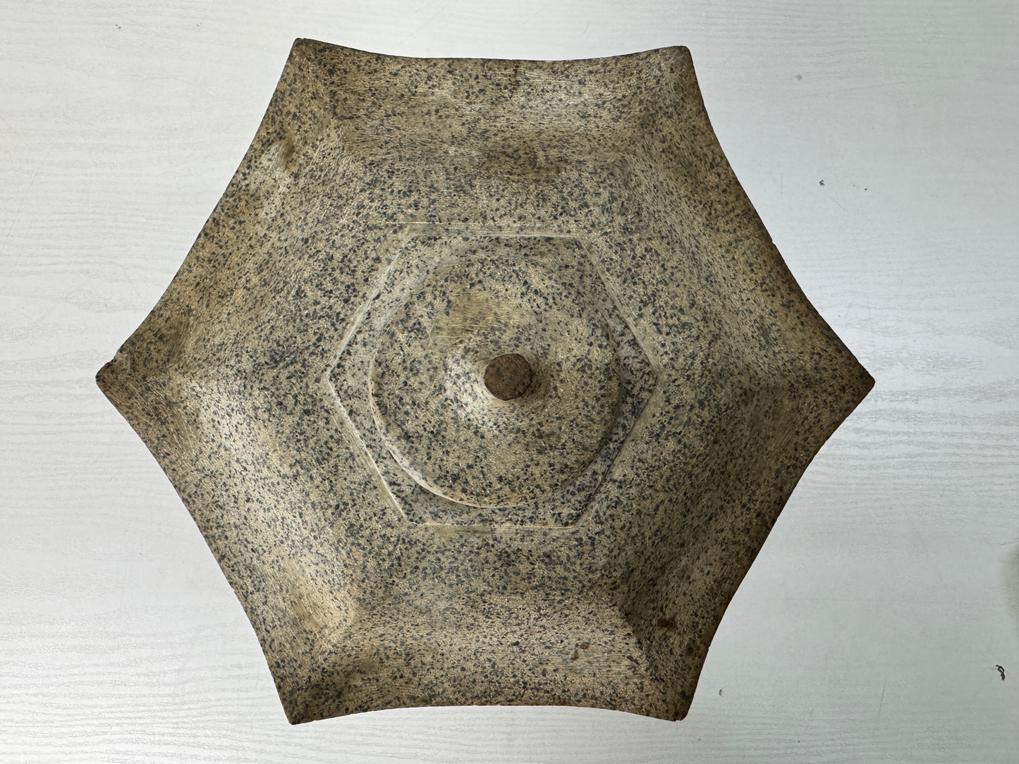 Y10956 TOUROU small Granite Lantern ornament Japanese garden Japan antique light