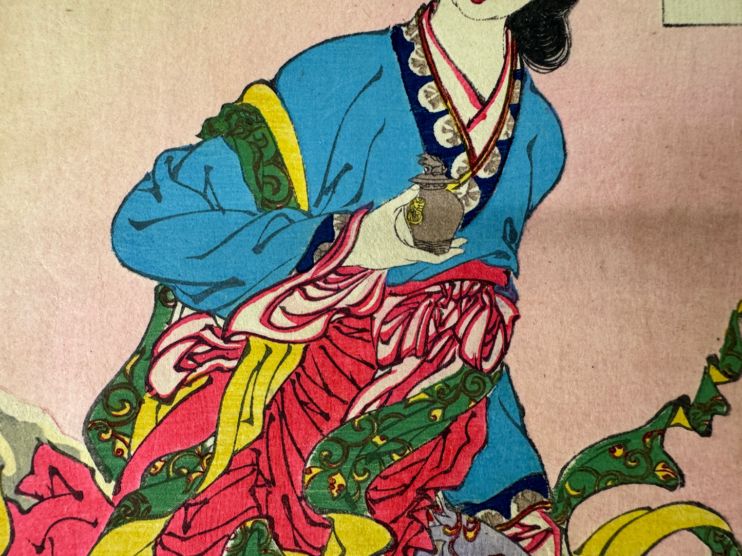 Y10966 WOODBLOCK PRINT Yoshitoshi Tsuki Hyakushi Portrait Beauty Japan Ukiyoe