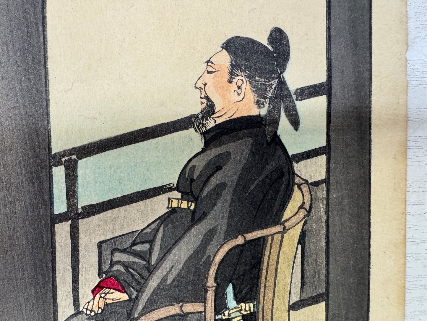 Y10967 WOODBLOCK PRINT Yoshitoshi Tsuki Hyakushi Portrait 1 piece Japan Ukiyoe