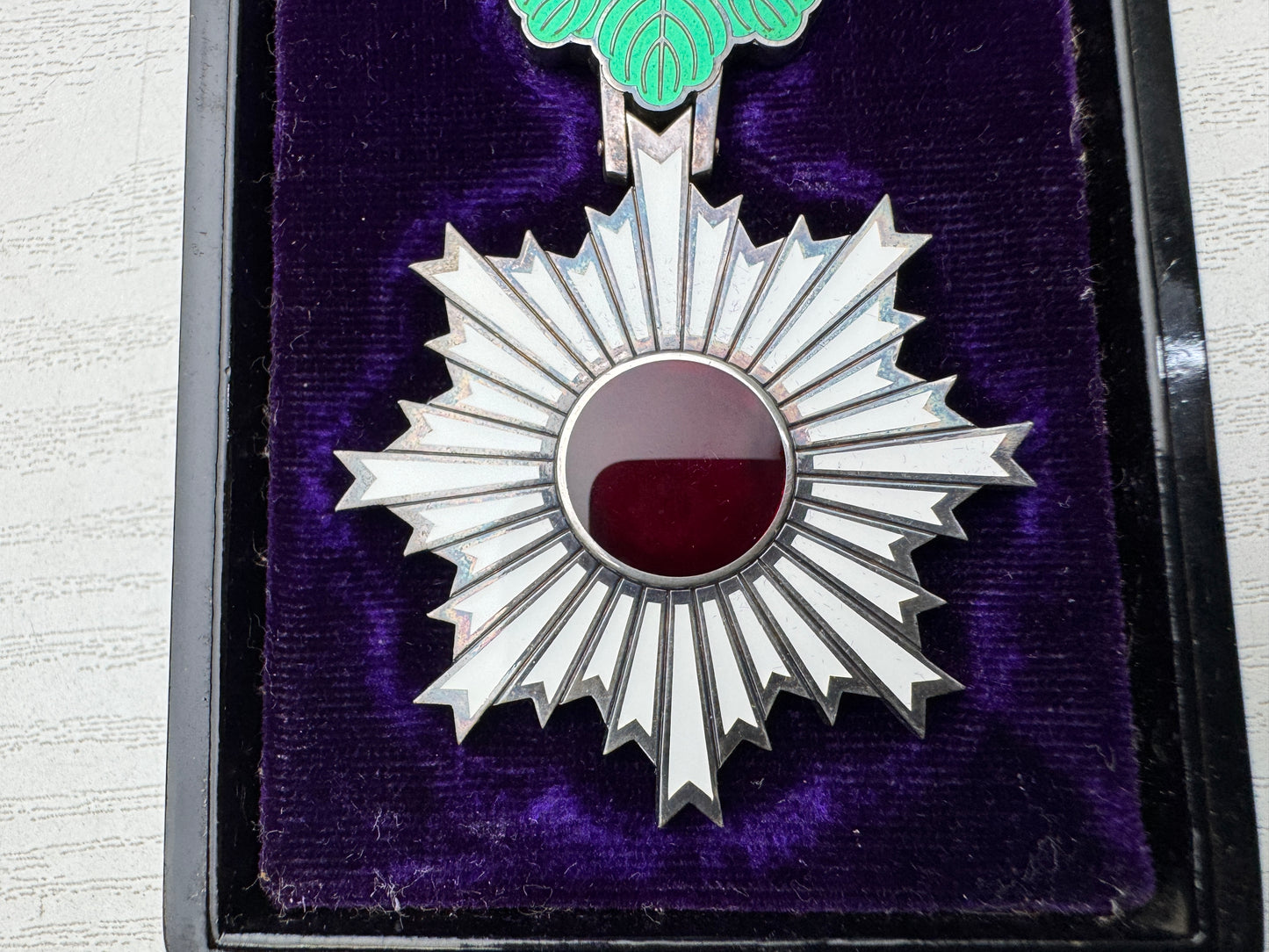 Y10976 KUNSHO 6th Class Order of the Rising Sun box Japanese military medal