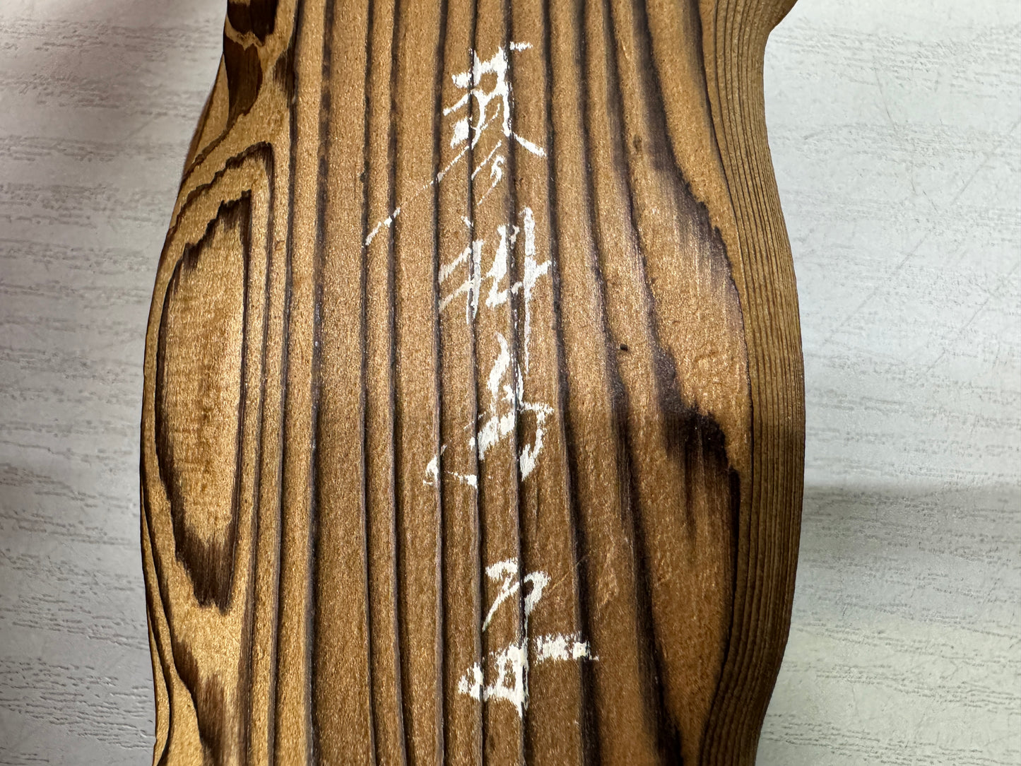 Y10978 BOX cedar wood carving Turtle accessory trinket container Japan antique