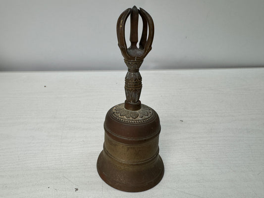 Y10999 Buddhist Altar Equipment Gokorei bell Esoteric Buddhism Japan antique
