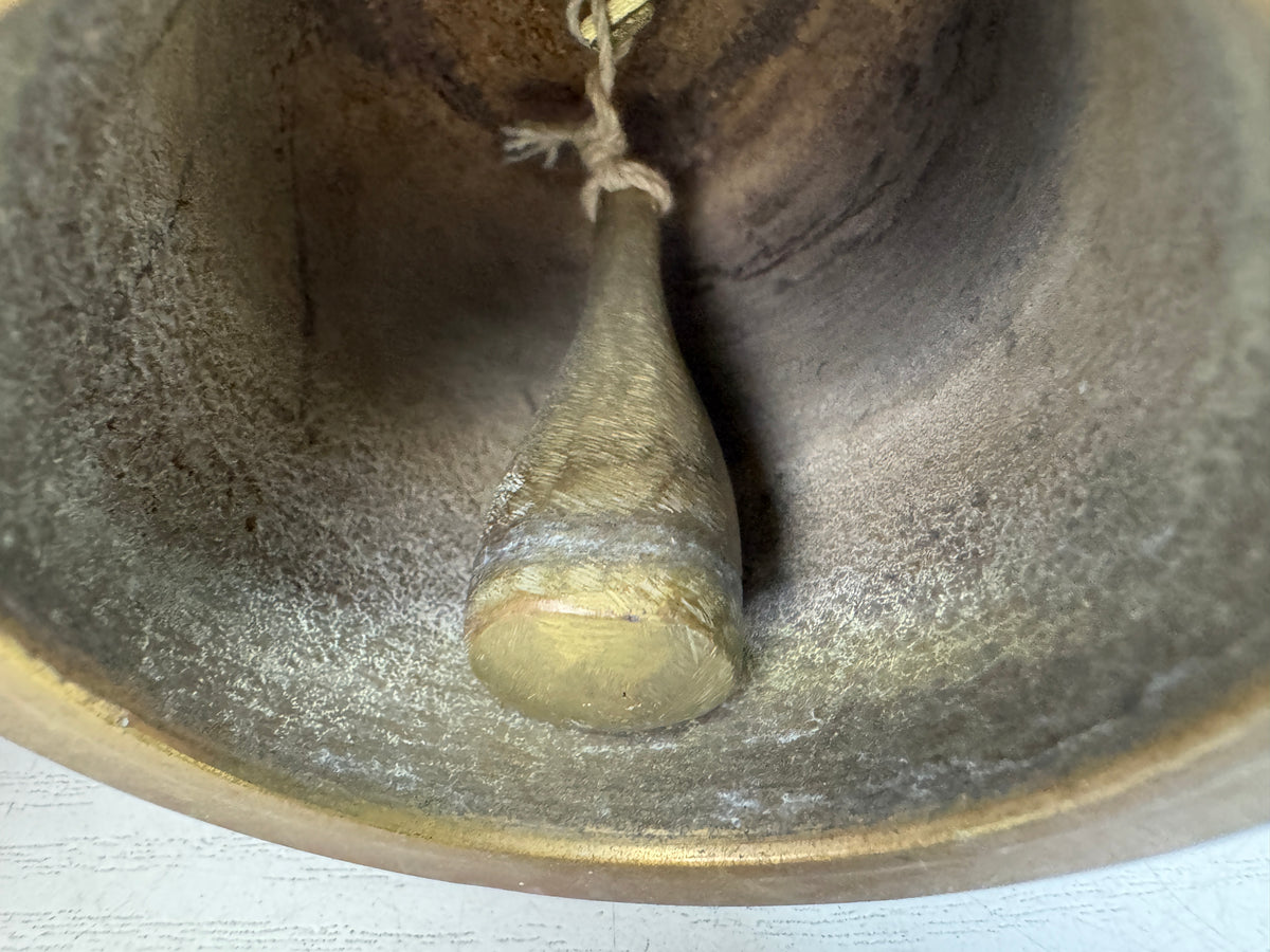 Y10999 Buddhist Altar Equipment Gokorei bell Esoteric Buddhism Japan antique