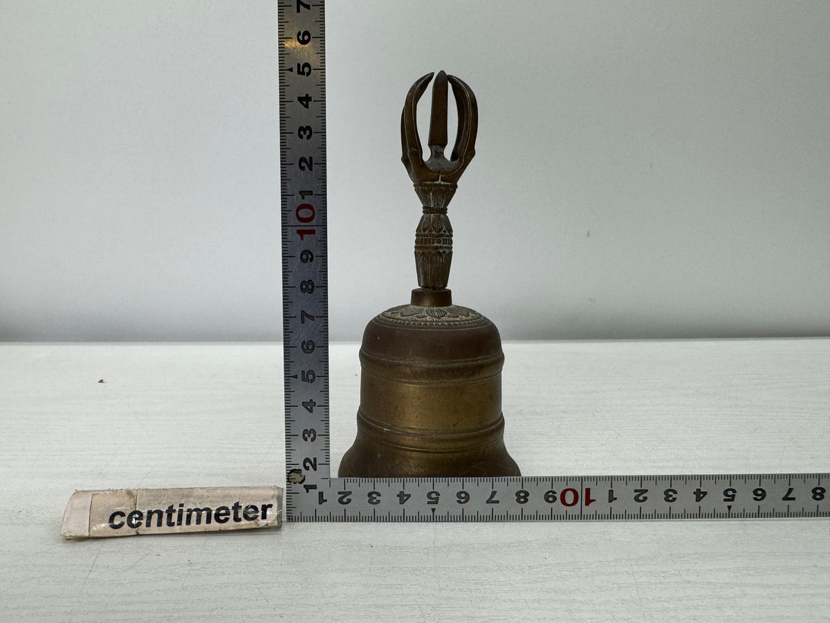 Y10999 Buddhist Altar Equipment Gokorei bell Esoteric Buddhism Japan antique