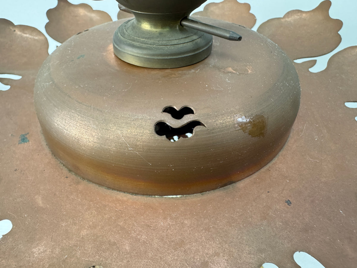 Y11002 TOUROU Copper Hanging Lantern shrine temple Japanese house Japan antique