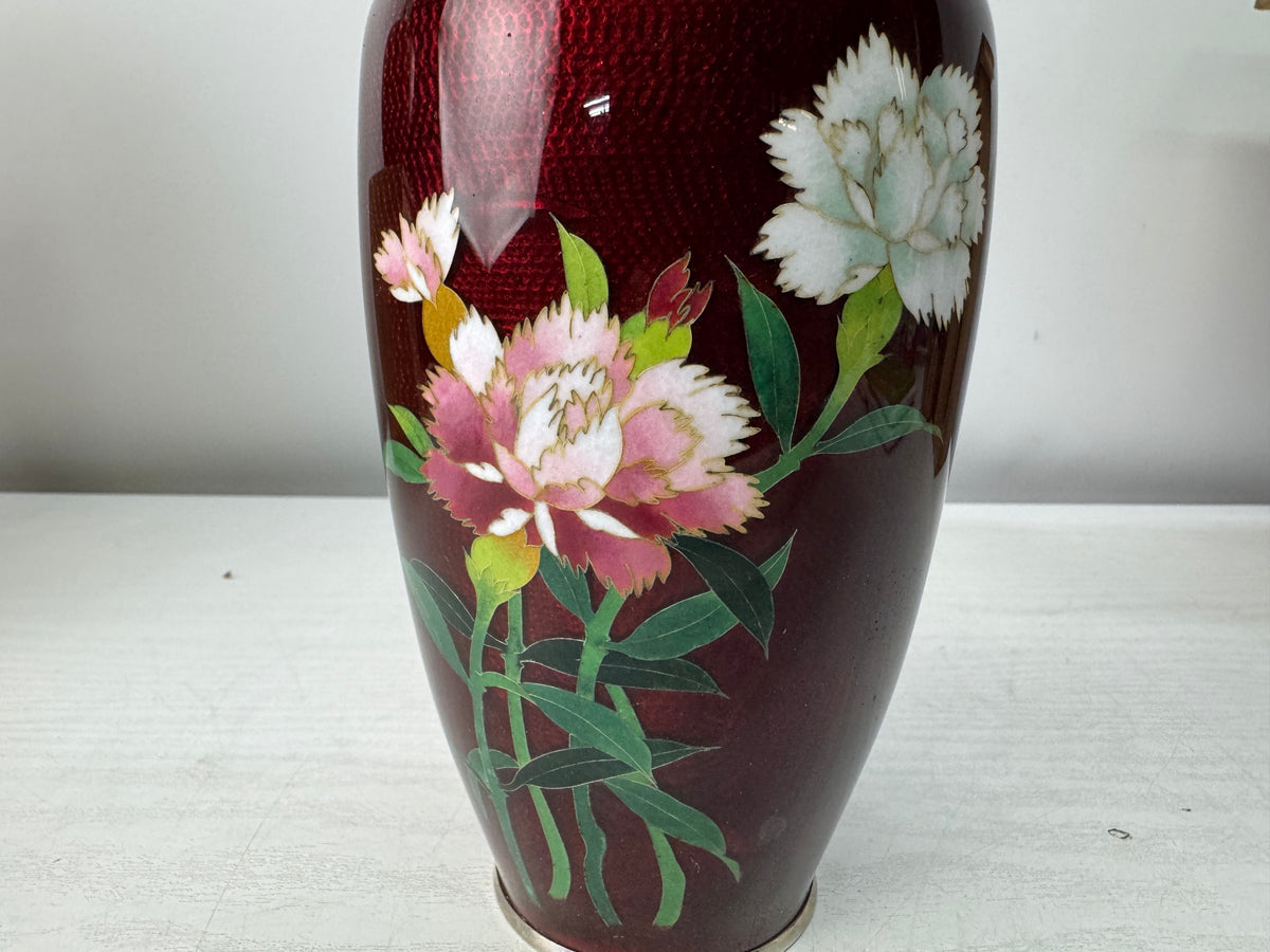 Y11010 FLOWER VASE set of 3 signed box Japan antique ikebana floral arrangement