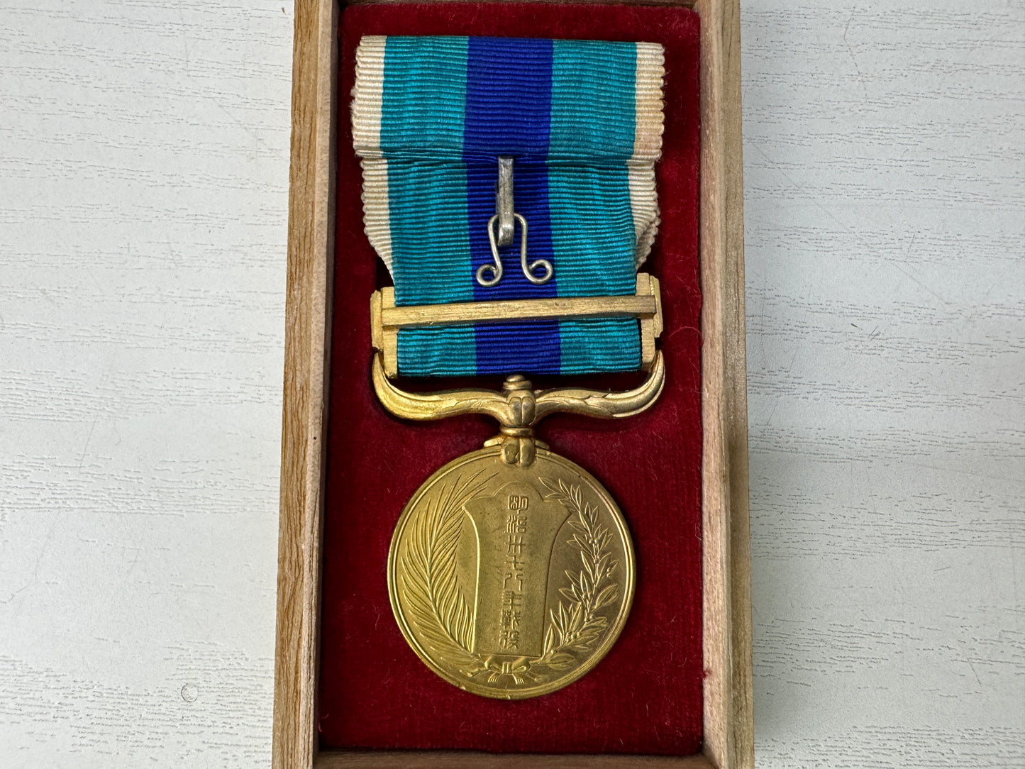 Y11014 KUNSHO Sino-Japanese War set of 5 box Imperial Japan army military medal