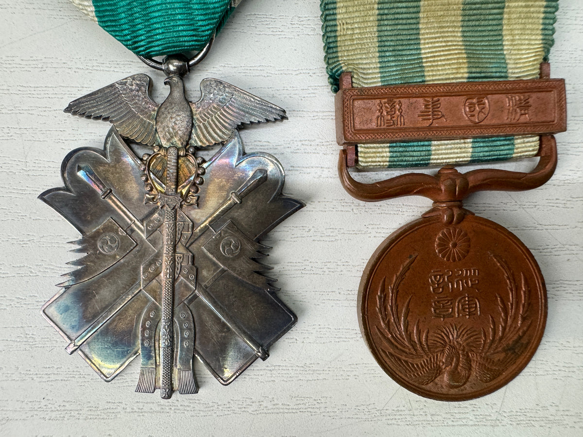 Y11016 KUNSHO Military Decorations Badges set no boxes Imperial Japan army medal