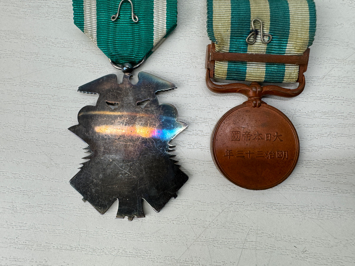 Y11016 KUNSHO Military Decorations Badges set no boxes Imperial Japan army medal