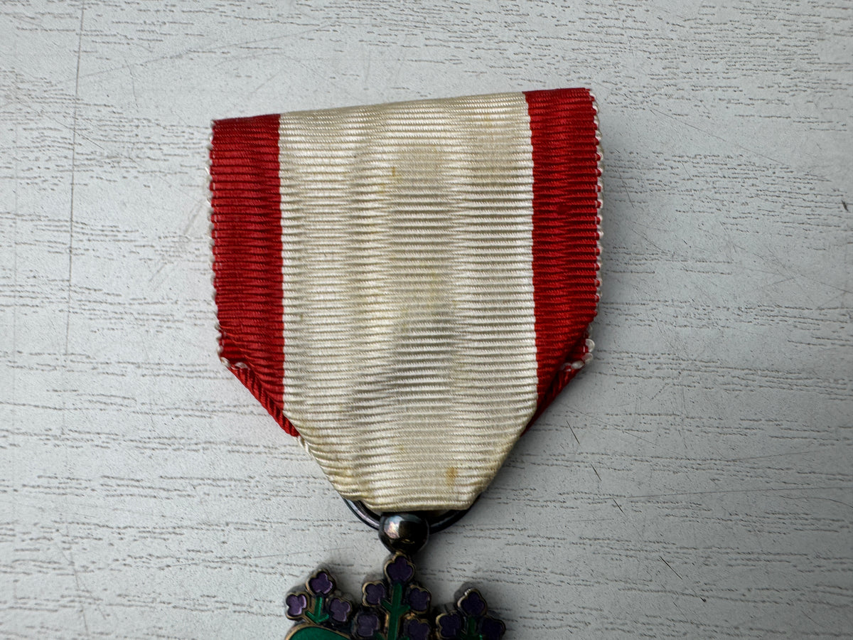 Y11017 KUNSHO 5th Class Order of the Rising Sun box Imperial Japan army medal