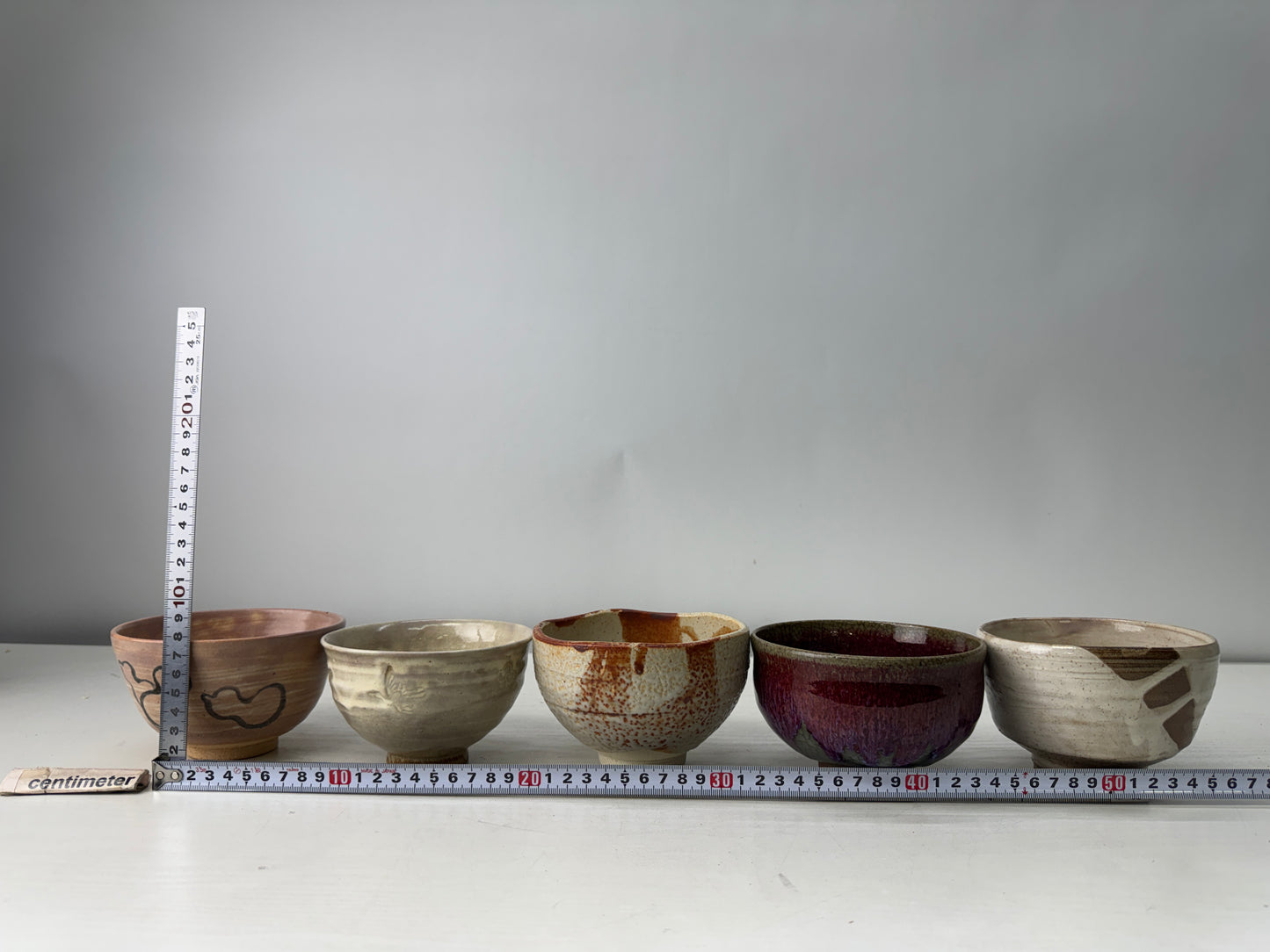 Y11020 CHAWAN Matcha bowls set of 10 signed box Japan antique tea ceremony cup