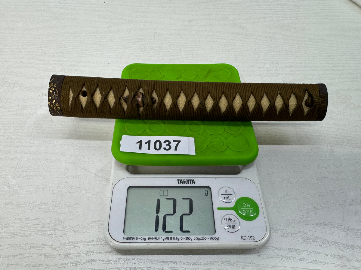 Y11037 TSUKA Japanese long sword accouterment Japan antique Koshirae Katana