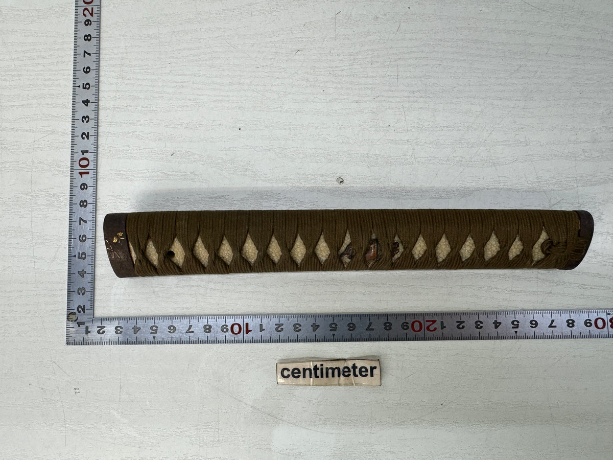 Y11037 TSUKA Japanese long sword accouterment Japan antique Koshirae Katana