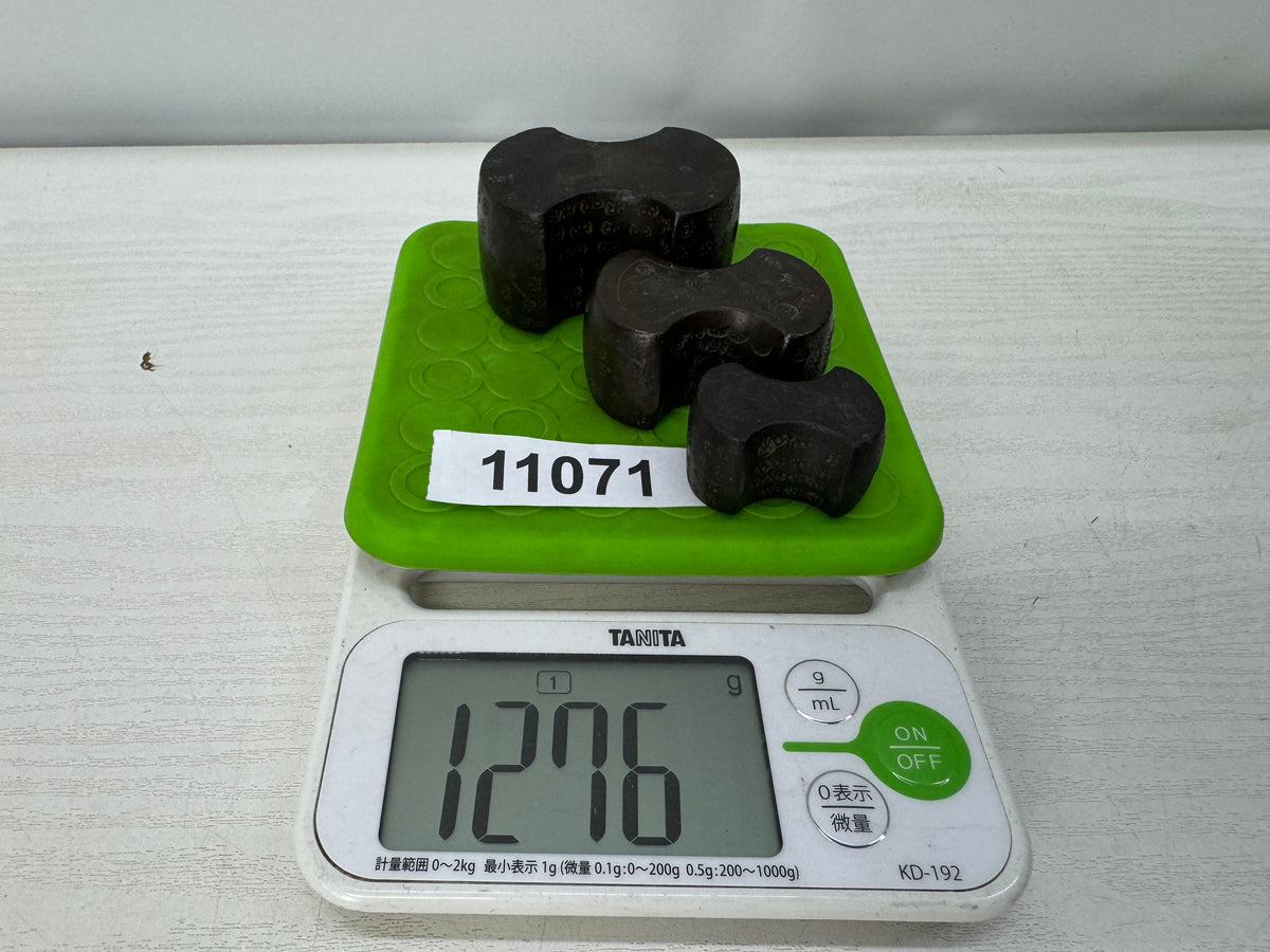 Y11071 FUNDO Weights scale measurement Edo period Japan antique folk implements