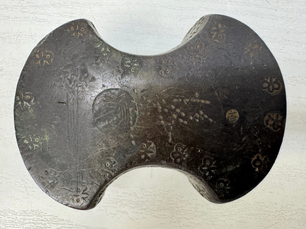 Y11071 FUNDO Weights scale measurement Edo period Japan antique folk implements