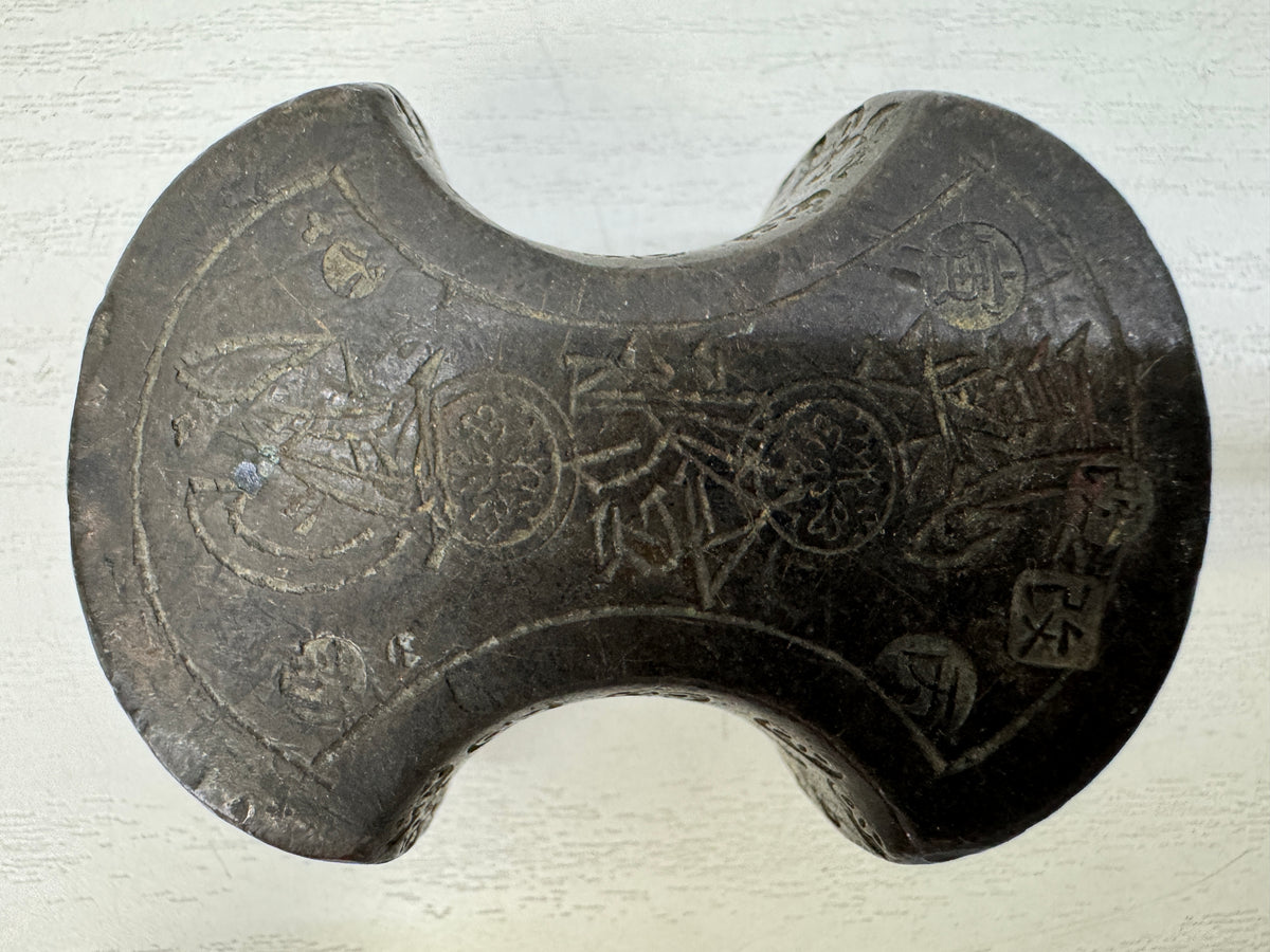 Y11071 FUNDO Weights scale measurement Edo period Japan antique folk implements