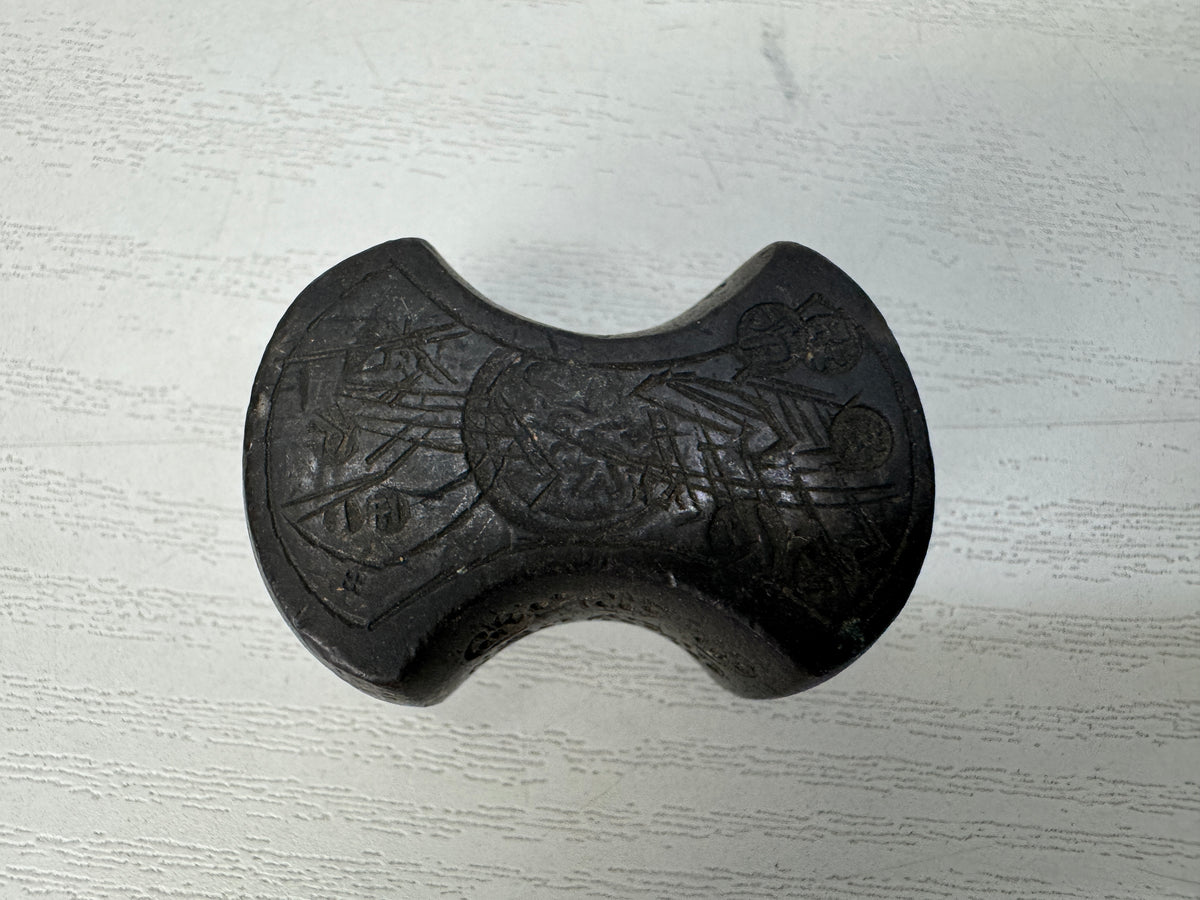 Y11071 FUNDO Weights scale measurement Edo period Japan antique folk implements