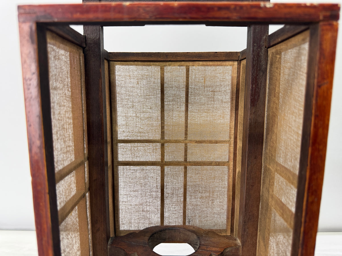Y11075 ANDON Ariake Lantern old folk item light fixture Japan antique lighting