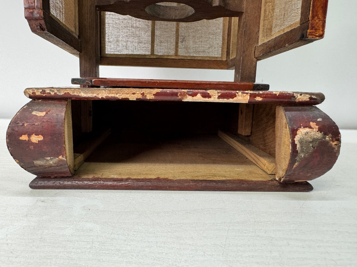 Y11075 ANDON Ariake Lantern old folk item light fixture Japan antique lighting