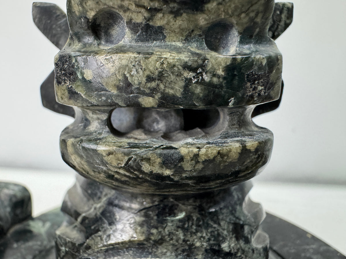 Y11076 KOURO Jade carving Japan antique Incense Burner fragrance aromatherapy
