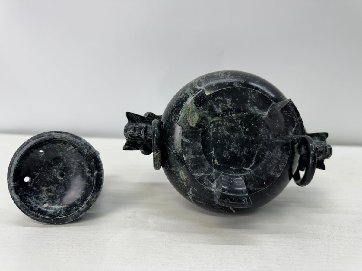 Y11076 KOURO Jade carving Japan antique Incense Burner fragrance aromatherapy