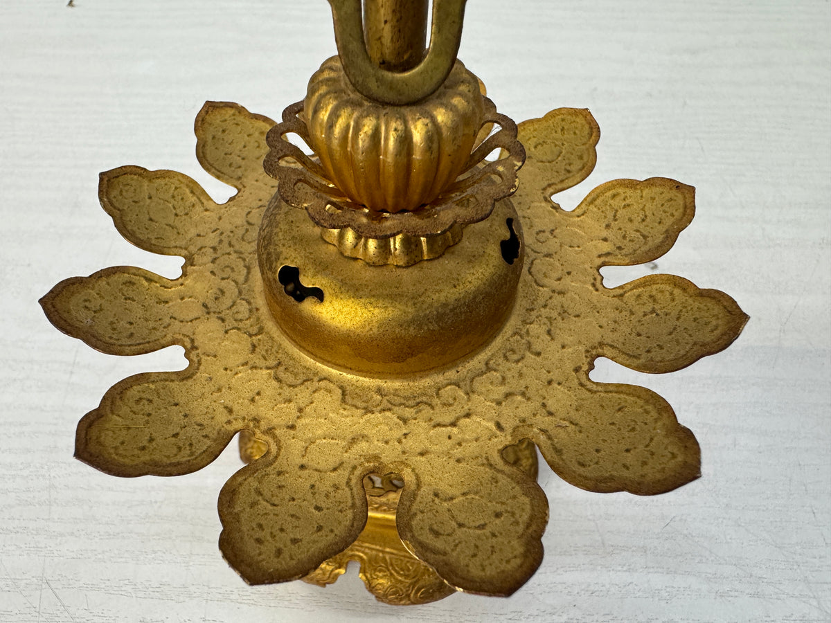 Y11083 TOUROU small 2 Hanging Lanterns Buddhist utensils Japan antique lighting