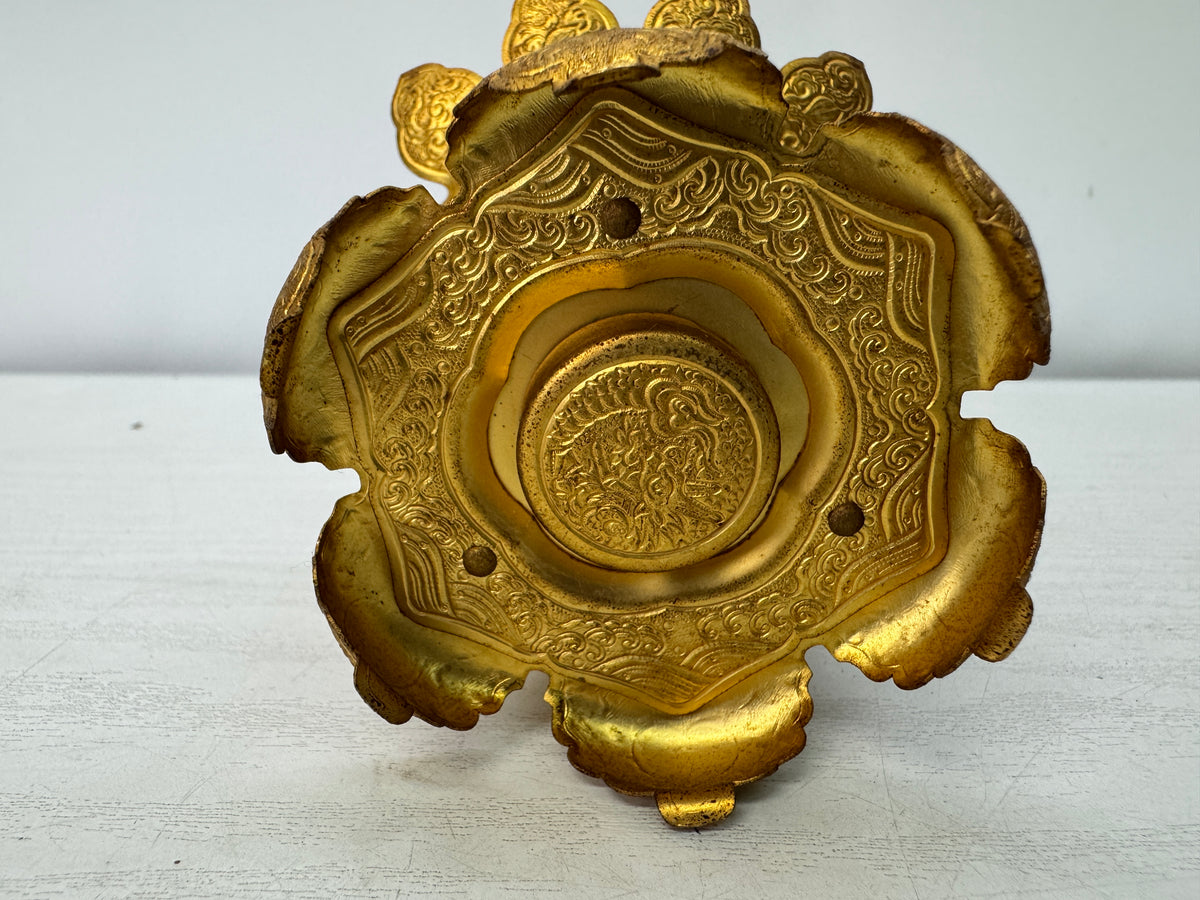 Y11083 TOUROU small 2 Hanging Lanterns Buddhist utensils Japan antique lighting