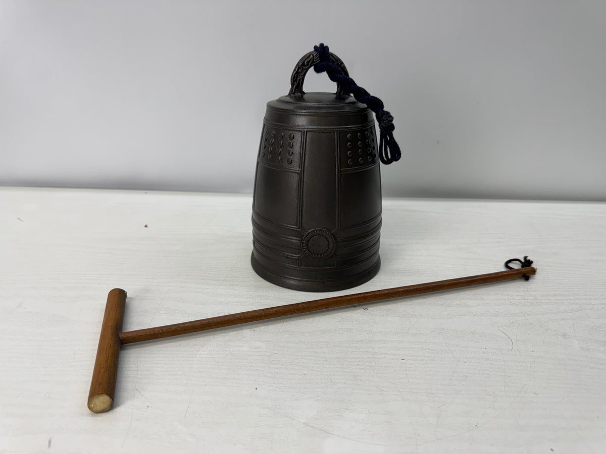 Y11084 Buddhist Altar Equipment metal Bell striker Japan antique Buddhism art