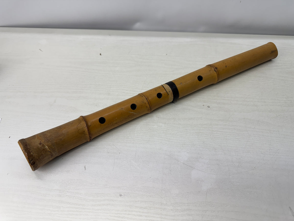 Y11104 SHAKUHACHI Bamboo flute Kinko style Japan antique musical instrument