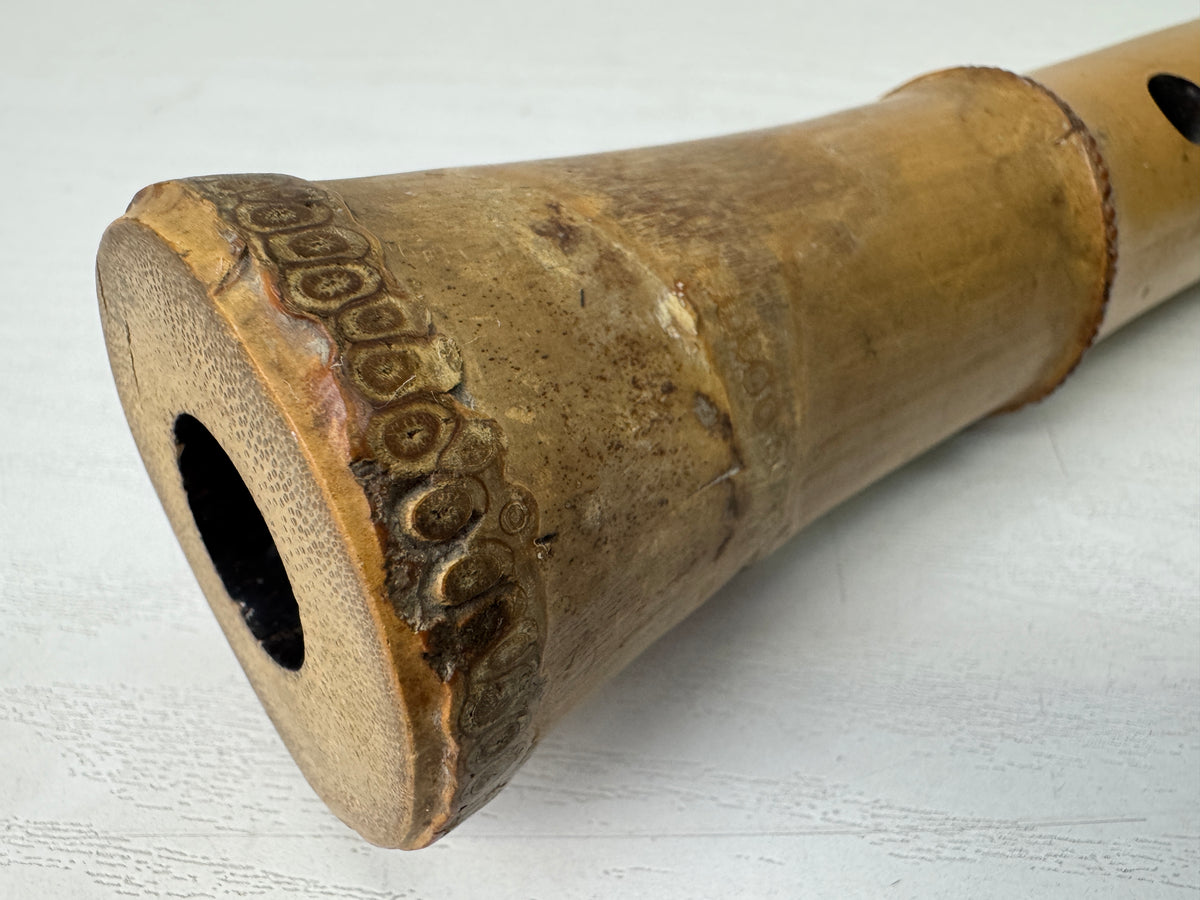 Y11104 SHAKUHACHI Bamboo flute Kinko style Japan antique musical instrument