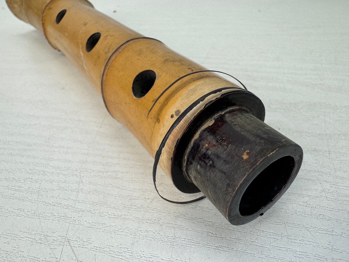 Y11104 SHAKUHACHI Bamboo flute Kinko style Japan antique musical instrument