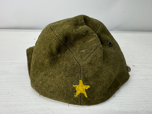 Y11114 Imperial Japan Army Military Hat Star emblem mark  Japanese WW2 vintage