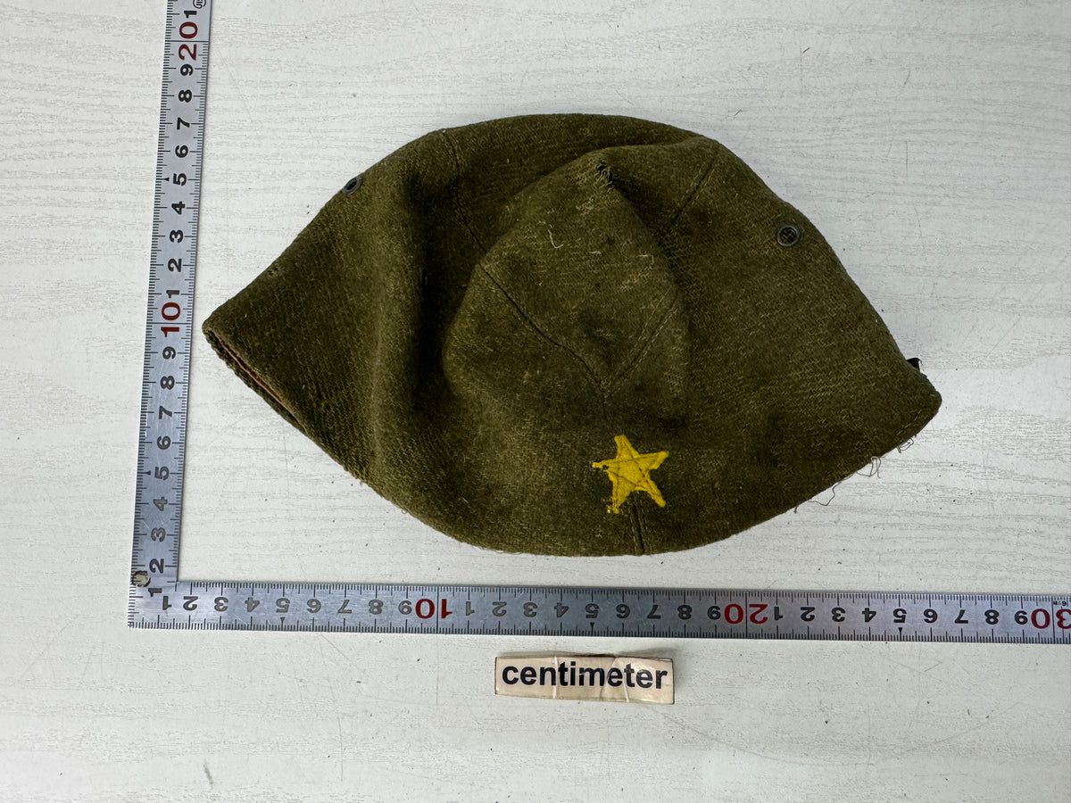 Y11114 Imperial Japan Army Military Hat Star emblem mark  Japanese WW2 vintage