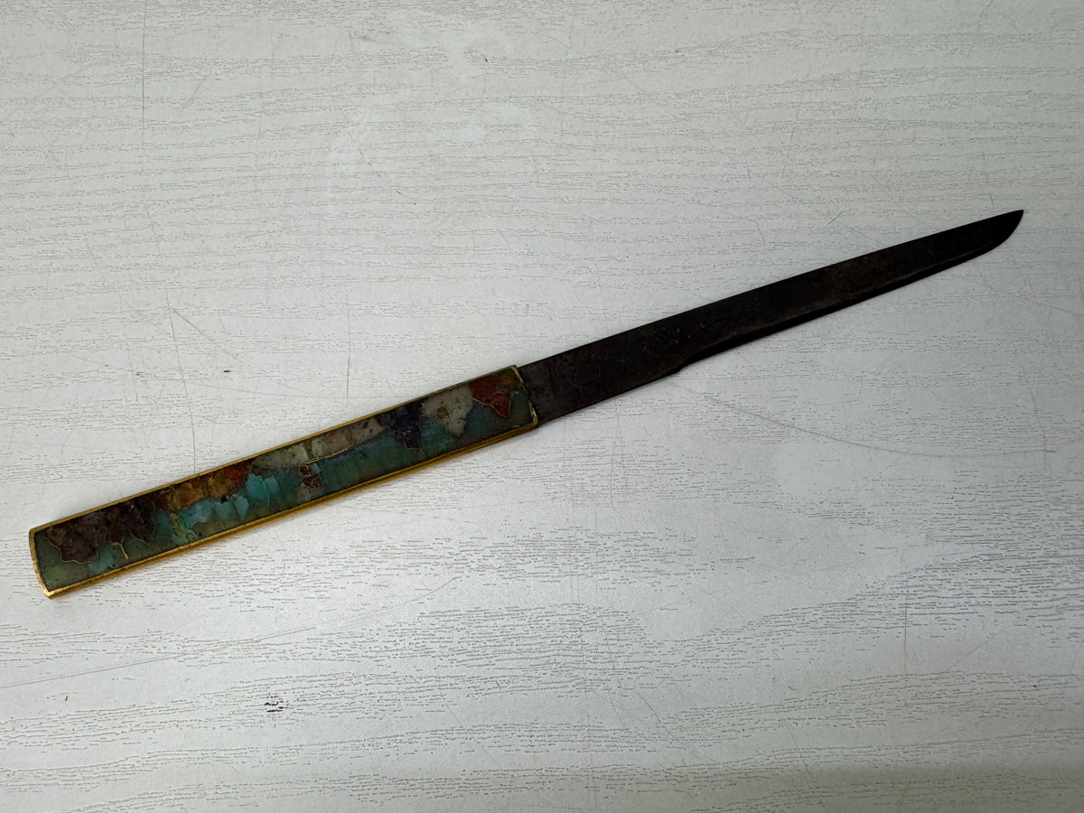 Y11135 TSUKA Japanese small sword handle kozuka Japan antique Koshirae Katana