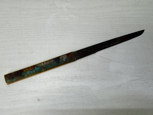 Y11135 TSUKA Japanese small sword handle kozuka Japan antique Koshirae Katana
