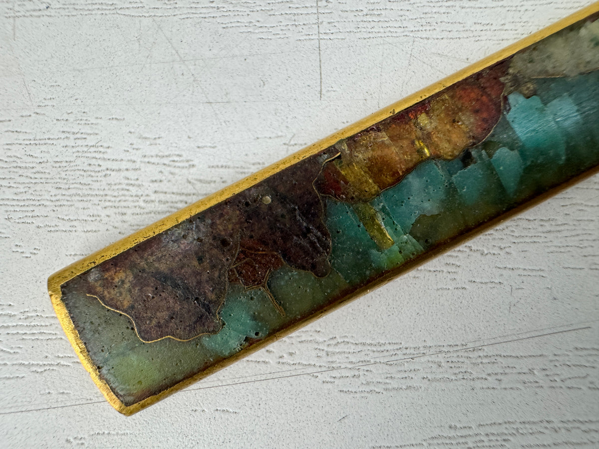 Y11135 TSUKA Japanese small sword handle kozuka Japan antique Koshirae Katana