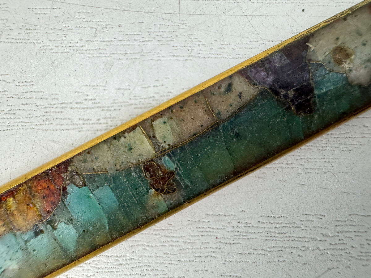 Y11135 TSUKA Japanese small sword handle kozuka Japan antique Koshirae Katana