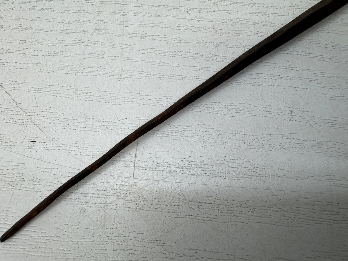 Y11136 YAJIRI Iron Arrowhead unsigned bow arrow sword fittings Japan antique