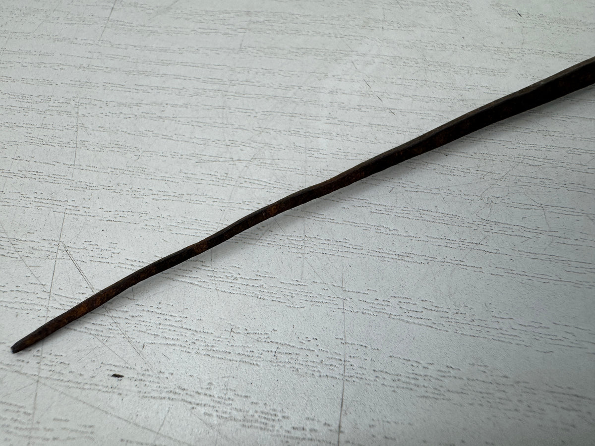 Y11136 YAJIRI Iron Arrowhead unsigned bow arrow sword fittings Japan antique