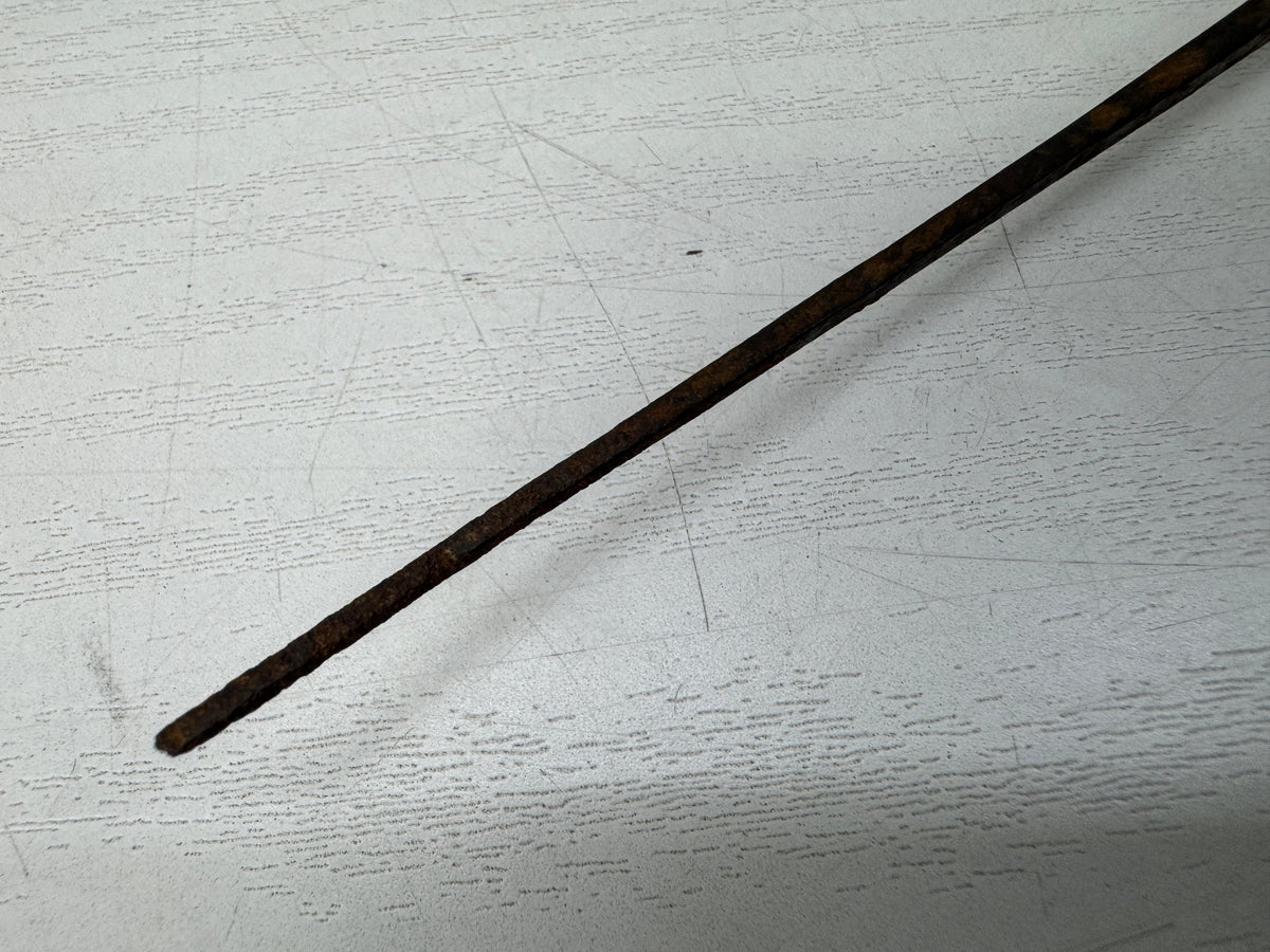 Y11138 YAJIRI Iron openwork Arrowhead signed Japan antique weapon bow arrow