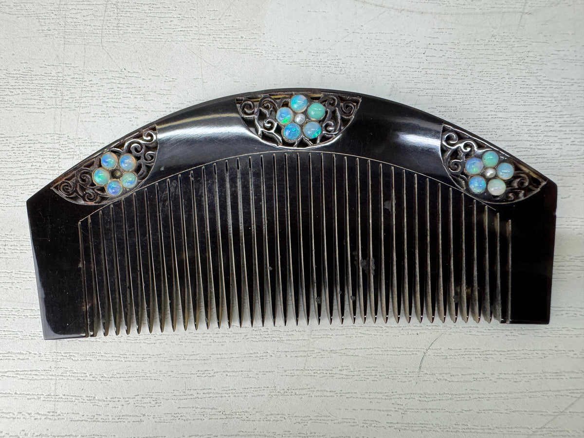 Y11153 KANZASHI Comb Hair pin accessory Pearl Opal craft Japan antique kimono