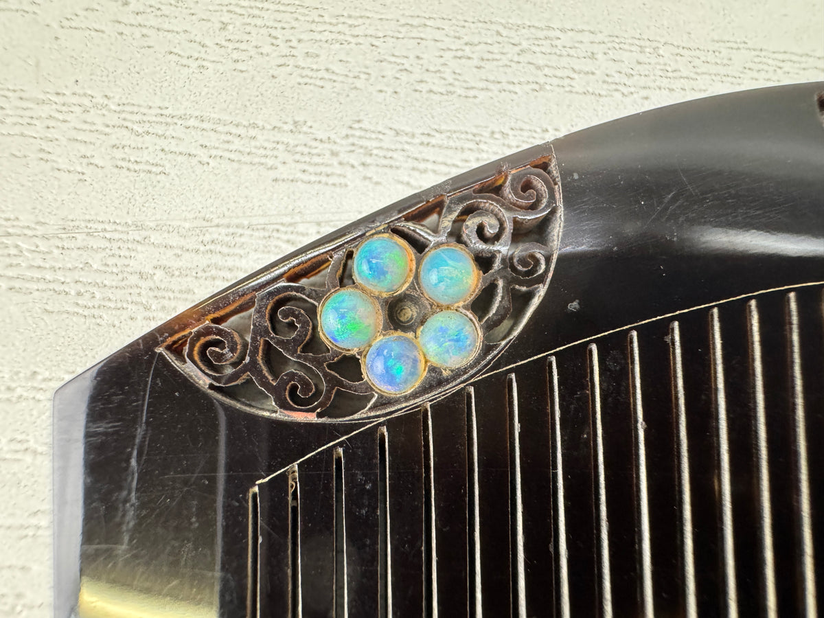 Y11153 KANZASHI Comb Hair pin accessory Pearl Opal craft Japan antique kimono