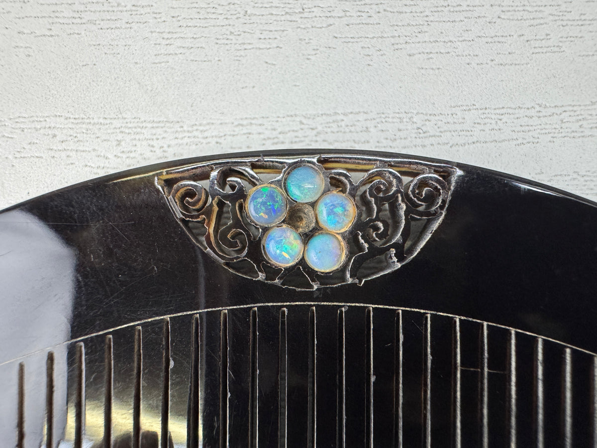 Y11153 KANZASHI Comb Hair pin accessory Pearl Opal craft Japan antique kimono