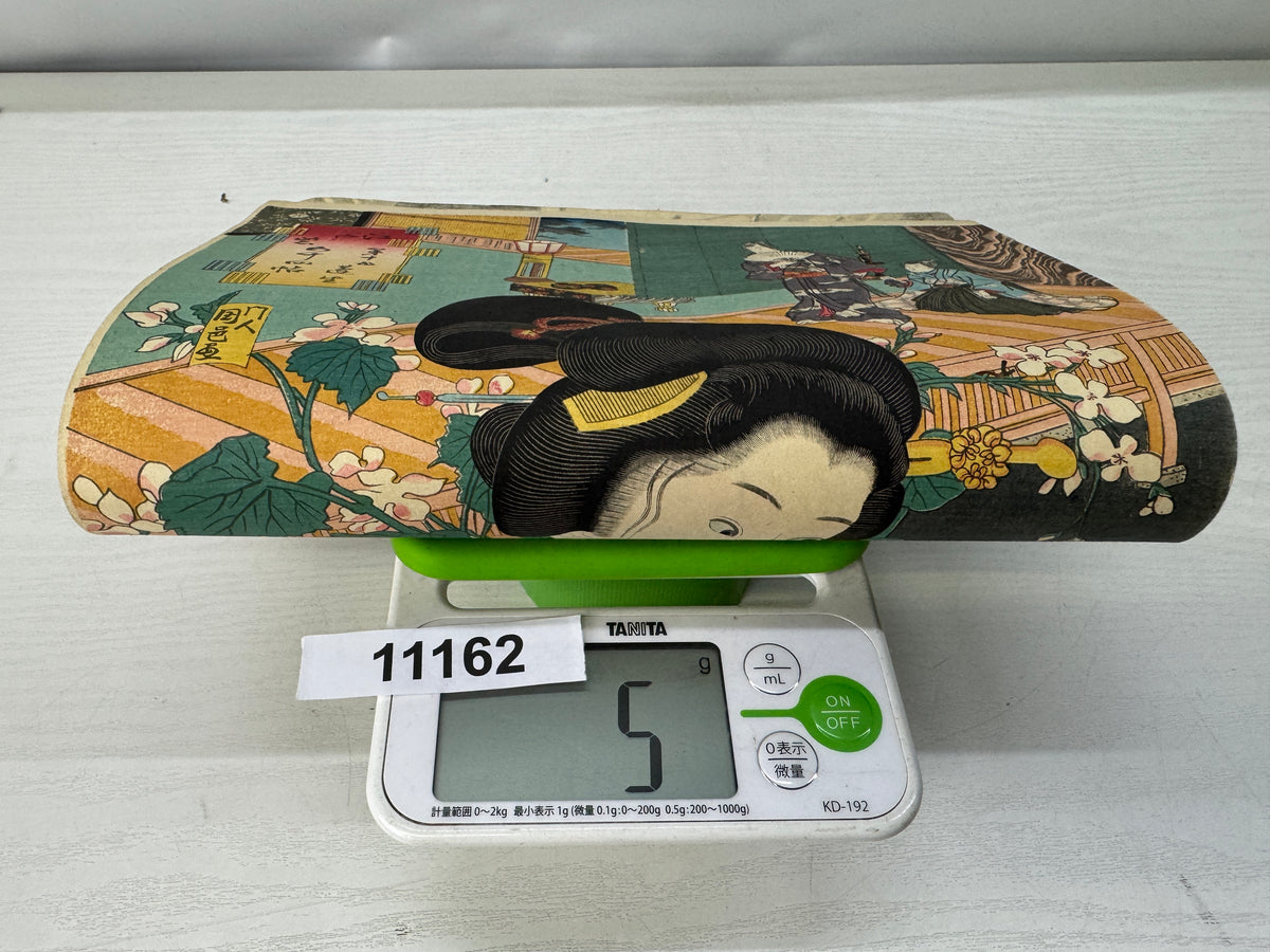 Y11162 WOODBLOCK PRINT Toyokuni Beautiful woman 1 piece Japan antique Ukiyoe